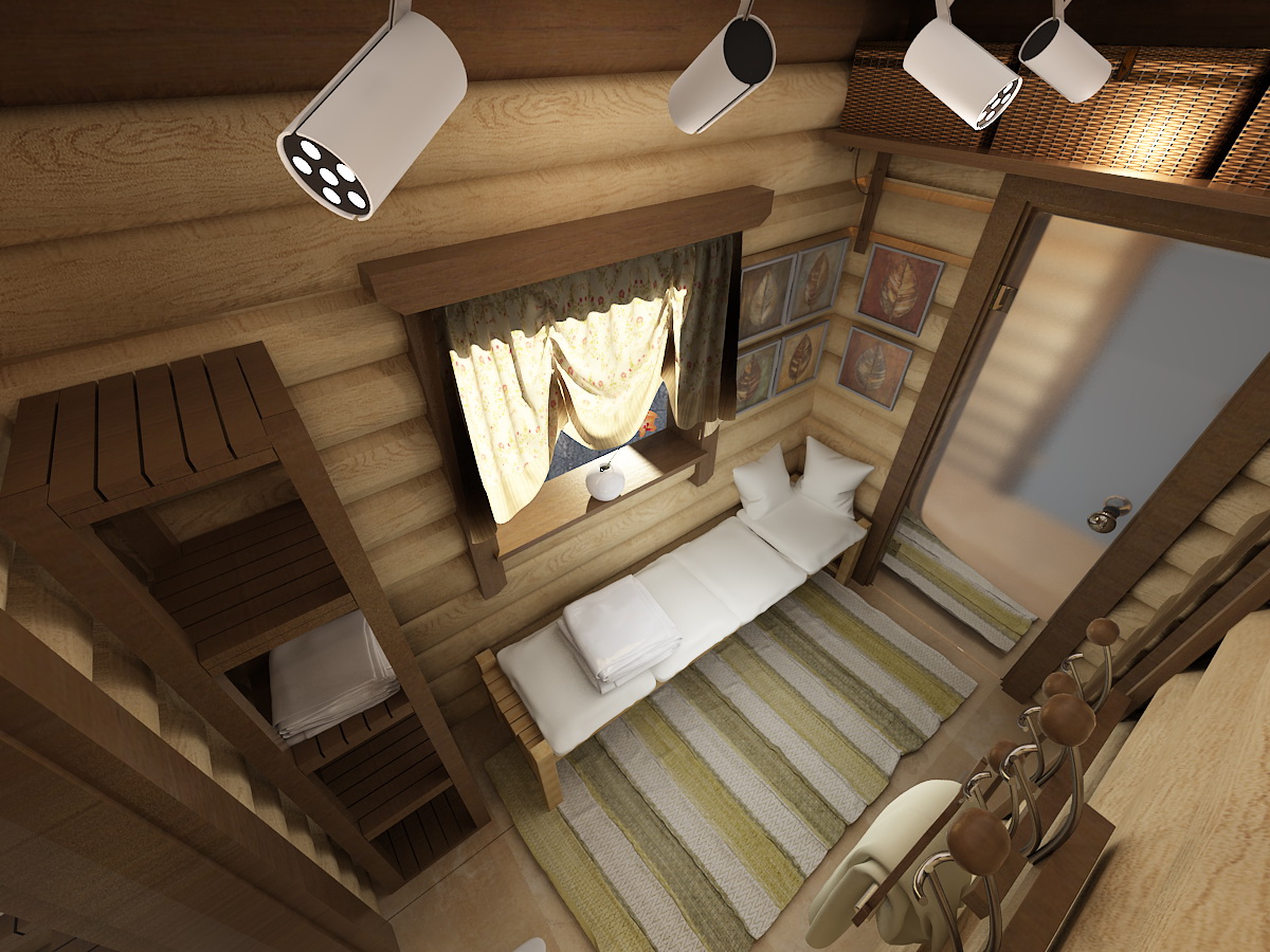 раздевалка в бане