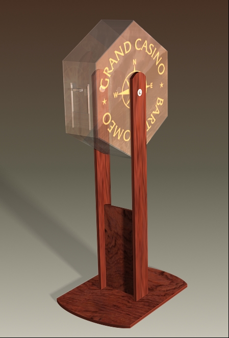 Модель барабана для лотерей в "Bartolomeo"