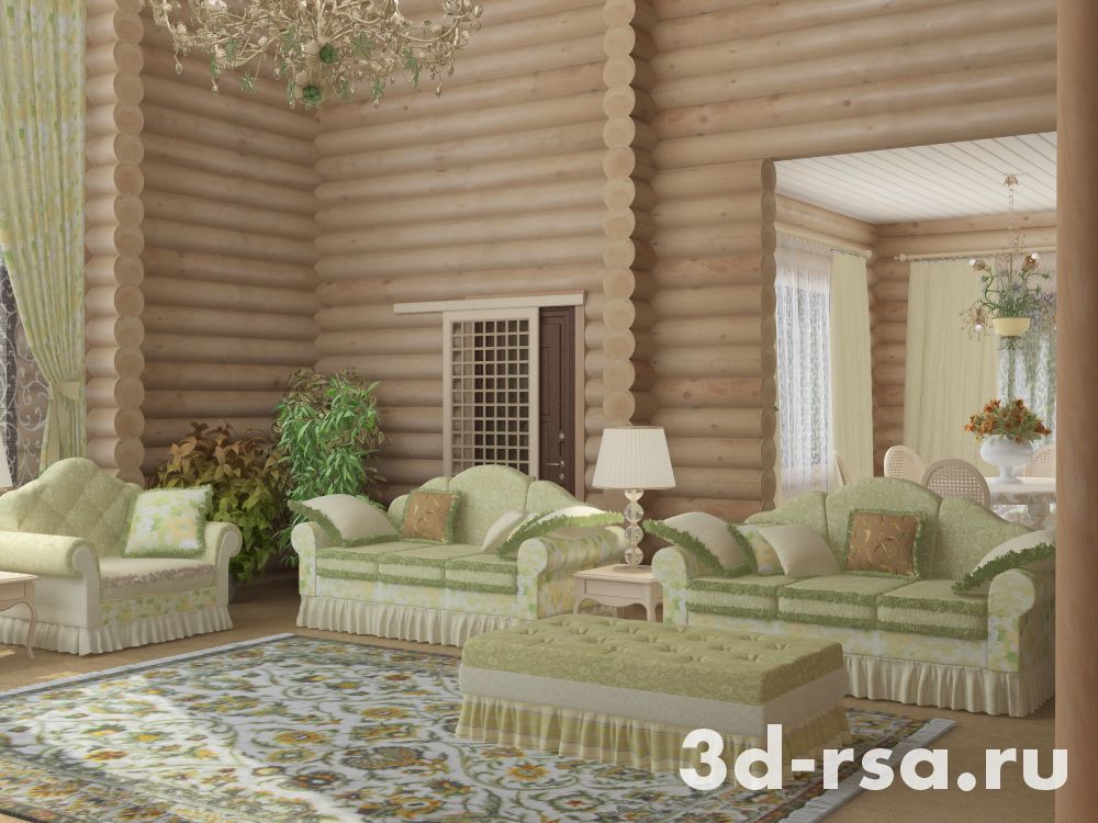 Визуализация котеджа 500м2