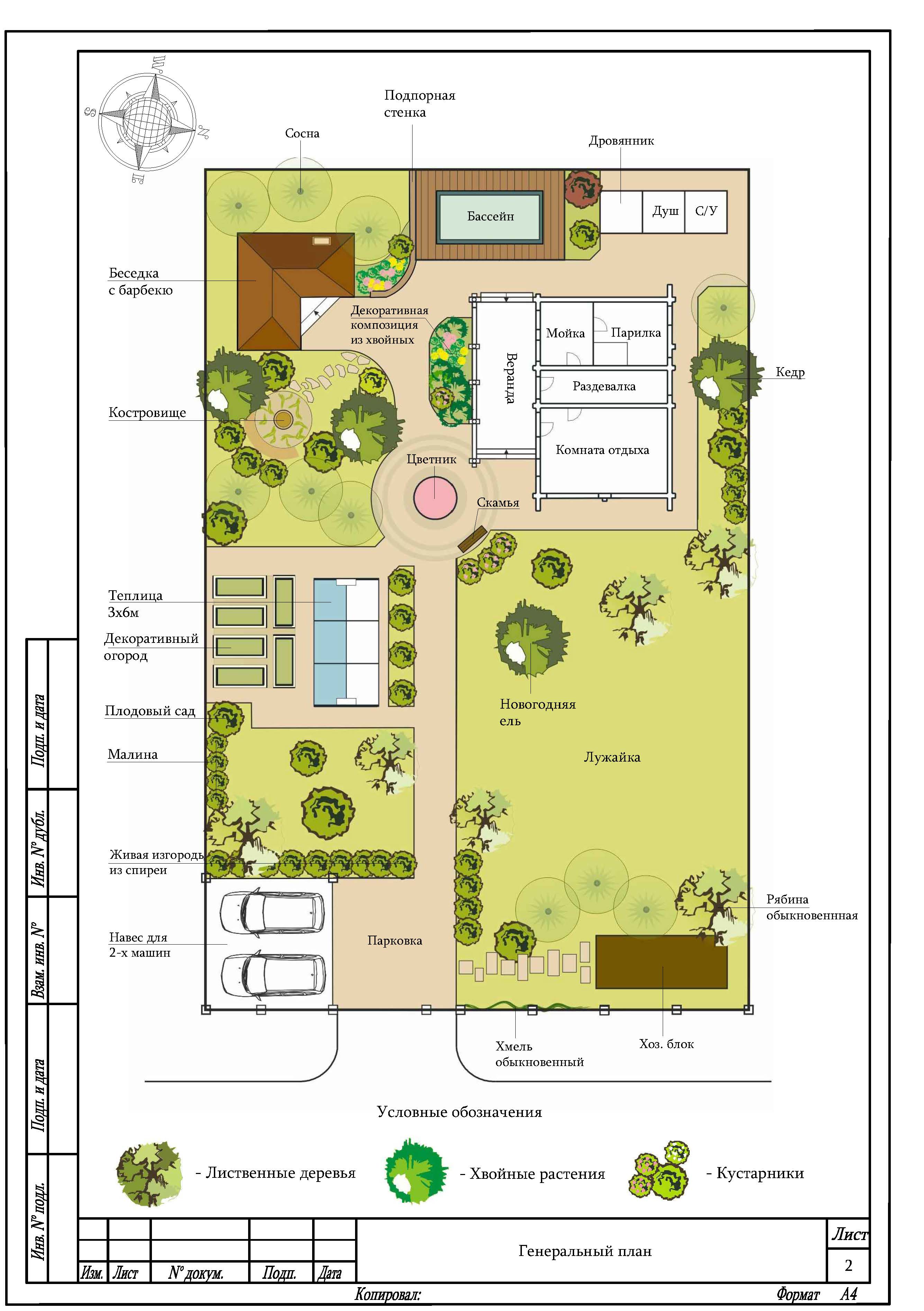 Ландшафтный проект, Нягань, пер. Садовый