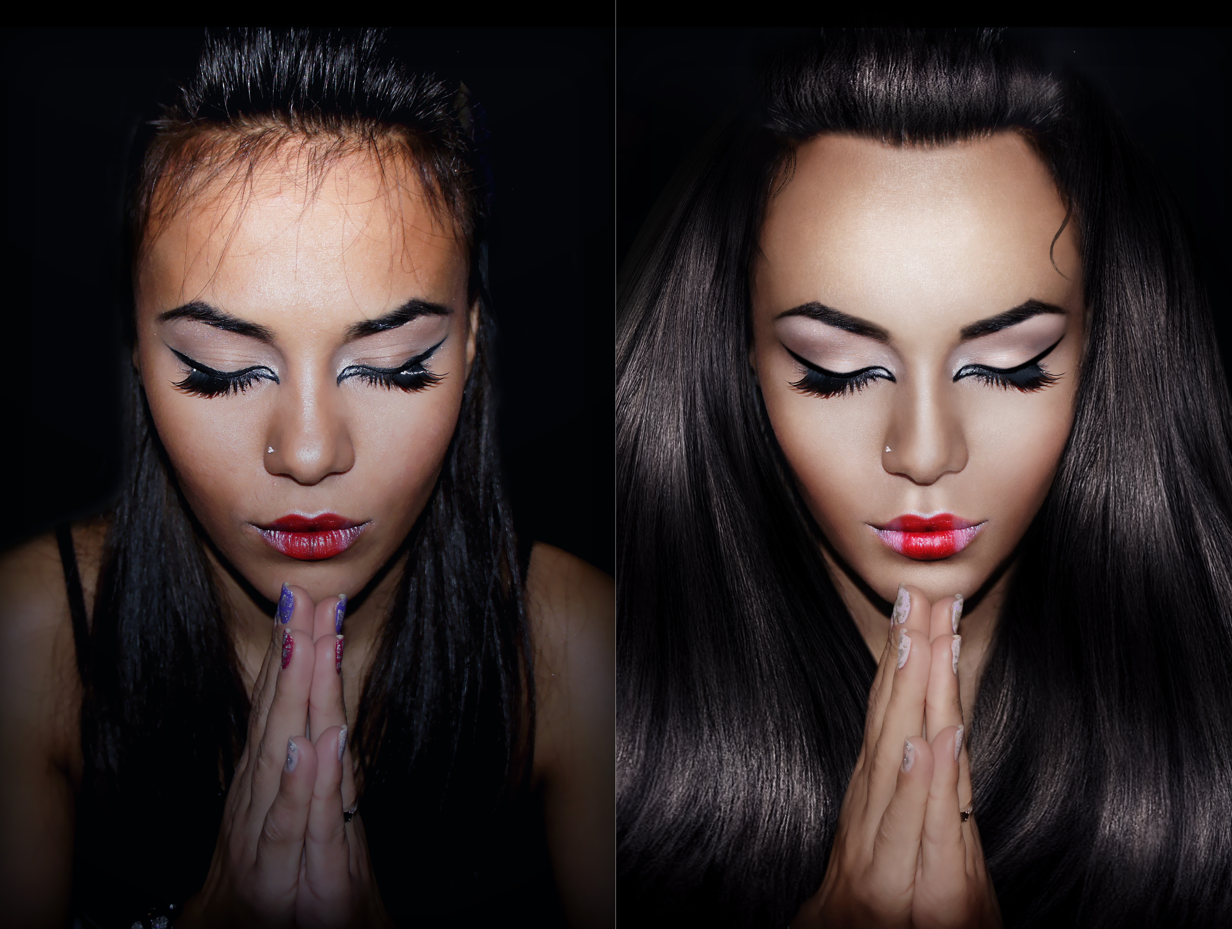 Глянцевая ретушь