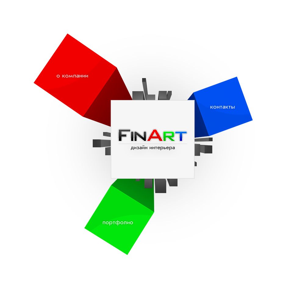 Студия дизайна интерьера - "хай-тек" вариант title