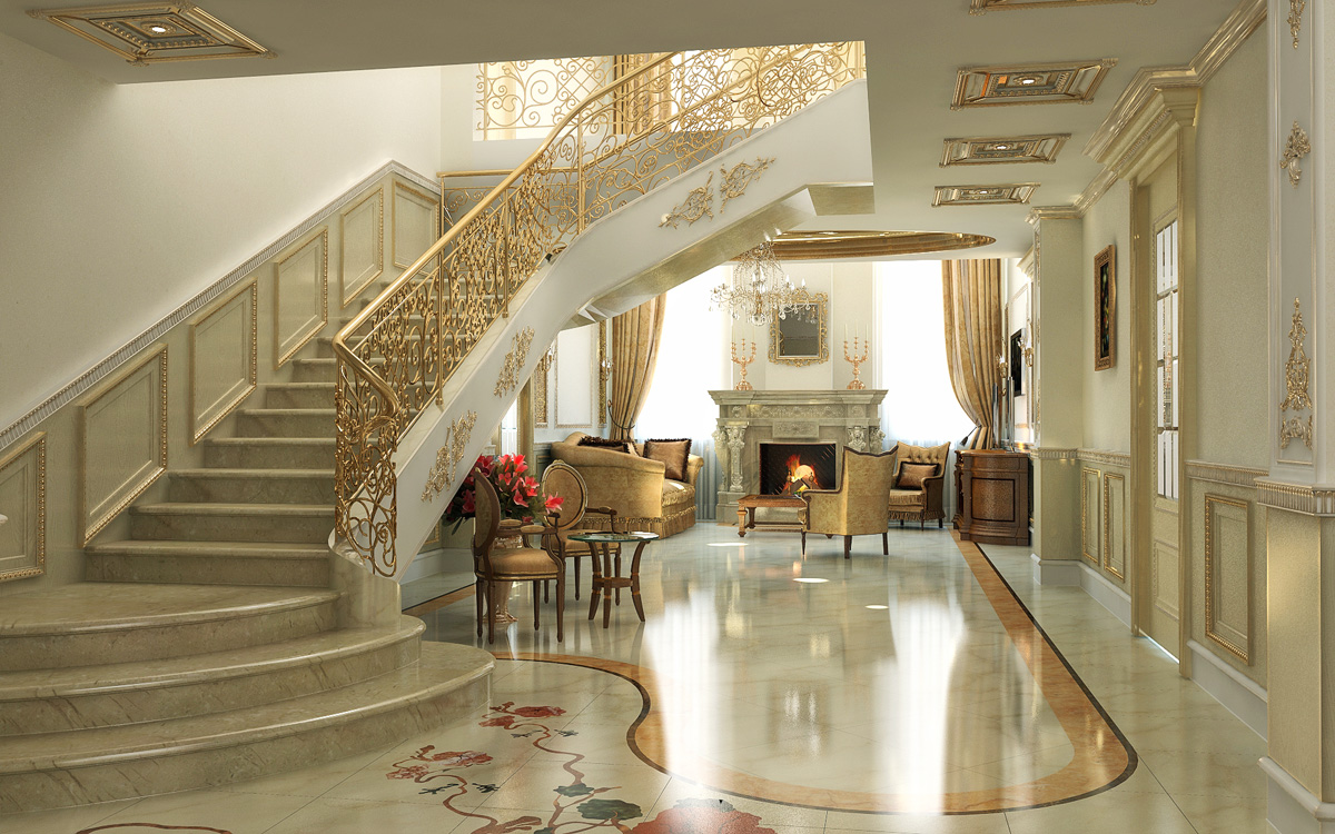 Визуализация гостинной