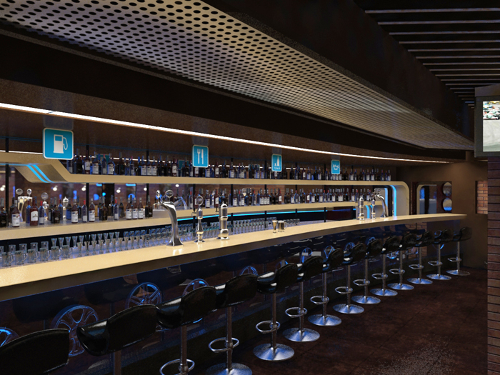 кафе(в автокомплексе)