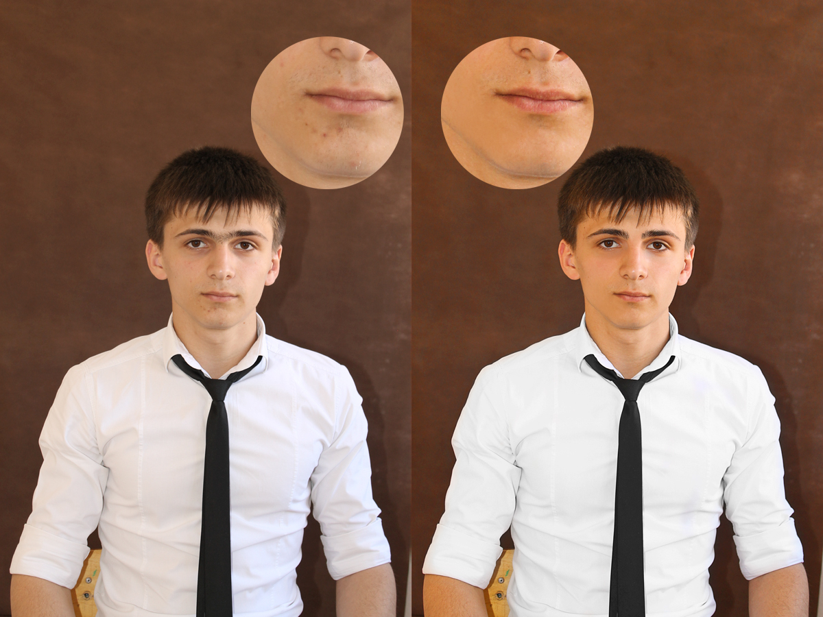 Ретушь, цветокоррекция