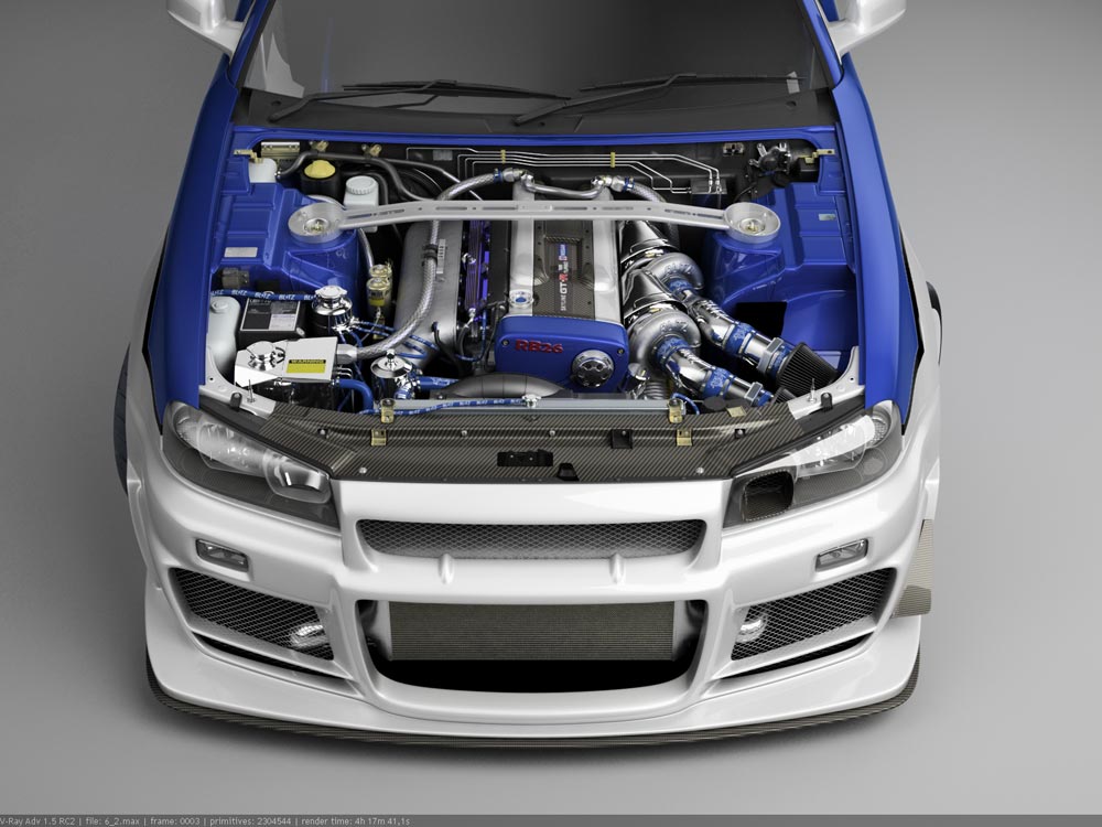 двигатель rb26dett in bnr34