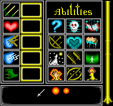 Значки способностей