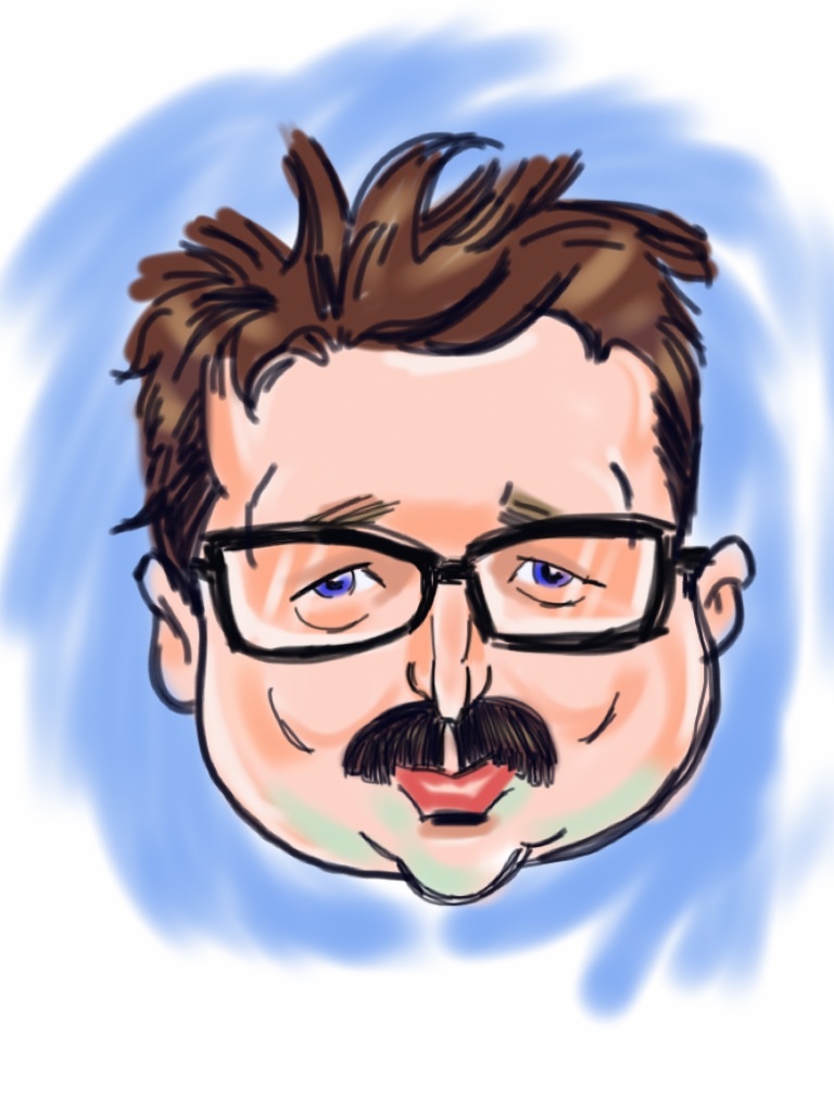 шарж нарисованный на i pad