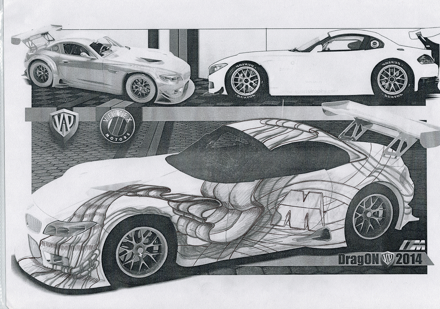 идея аэрографии на BMW Z-4