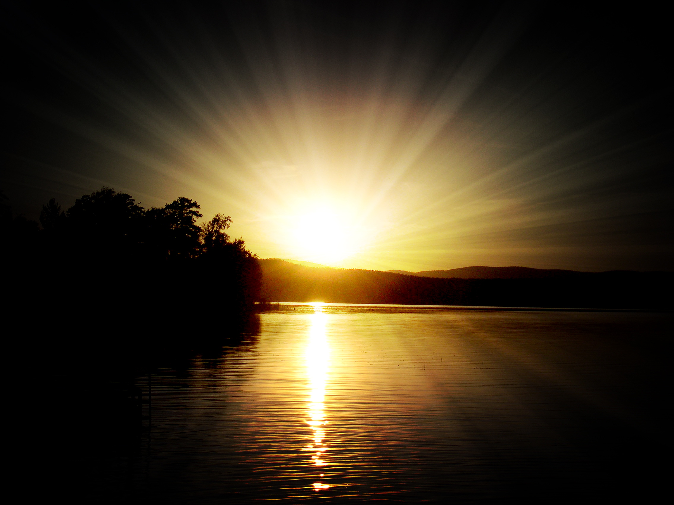 Солнецный закат