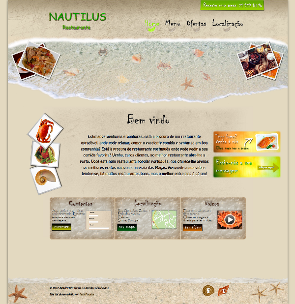 Ресторан Наутилуш. Португалия