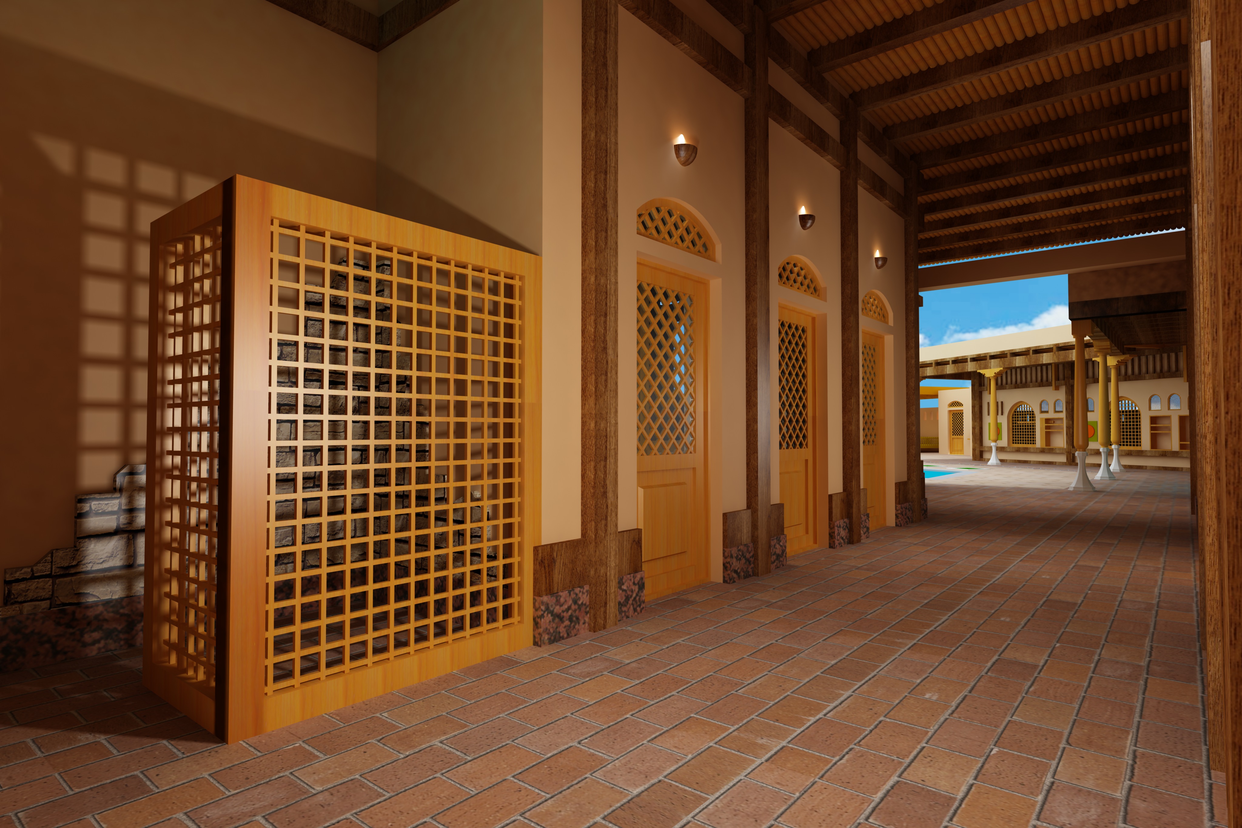 Ресторан восточной кухни (Вход)