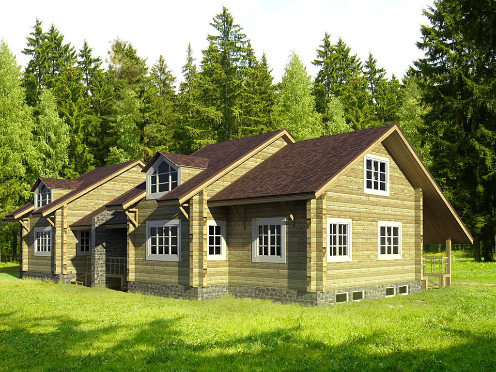 3D визуализация проекта частного дома