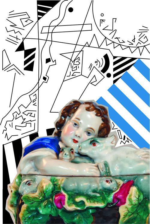 Иллюстрации к сборнику стихотворений В. Маяковского "Кофта фата&q