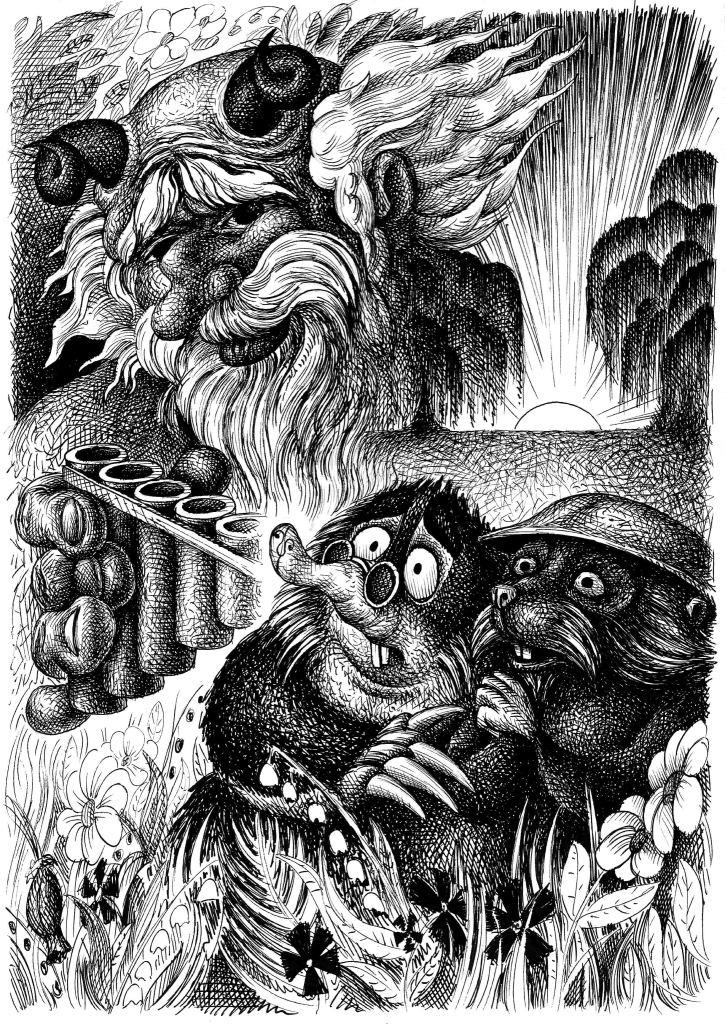 "Ветер в ивах" - иллюстрация