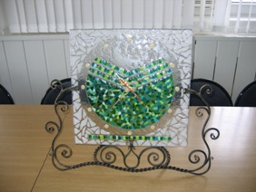 часы юбилейные,сбербанку 60 "фьюзинг"