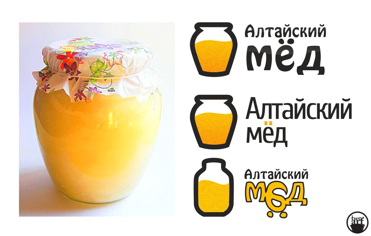 логотип для алтайского меда