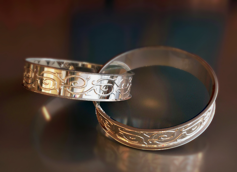 Обручальные кольца "Лоза"