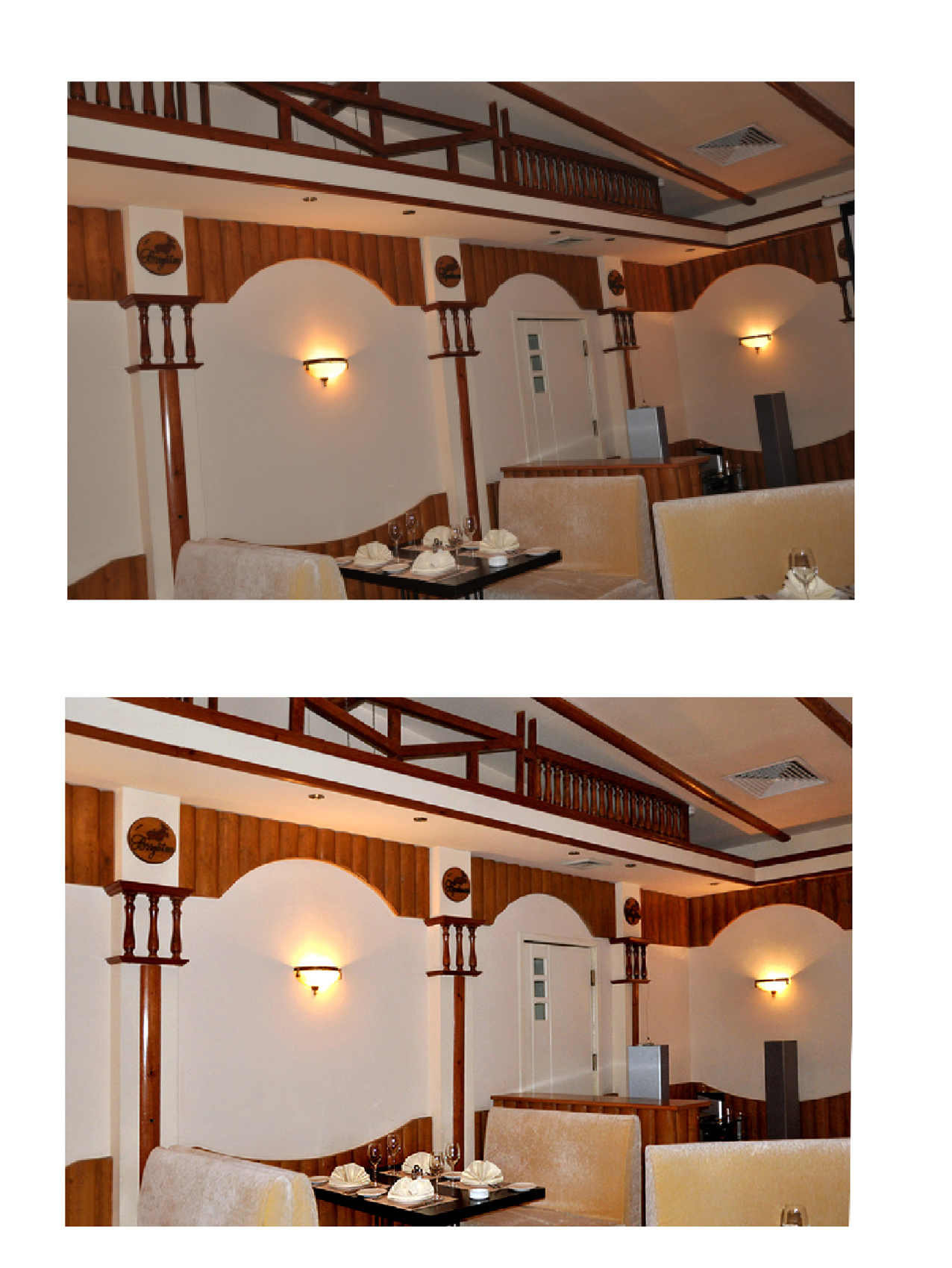 цветокоррекция, исправление "заваленной" перспективы