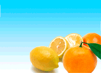 баннер апельсиновый краш