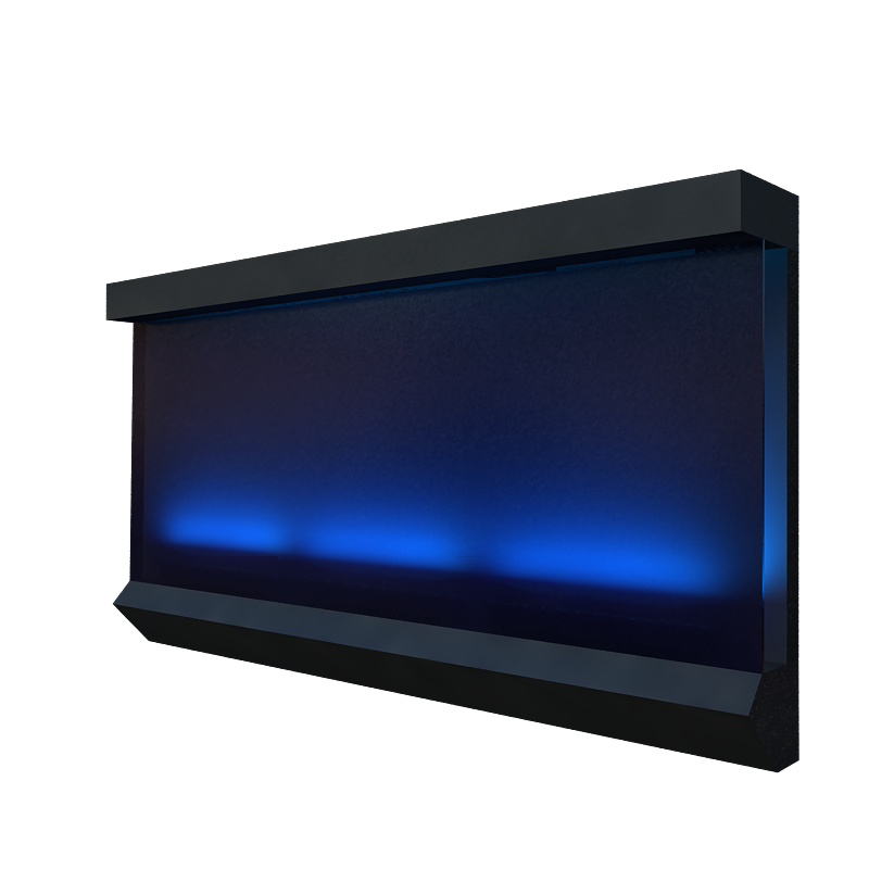 разрез прожектор в проеме между стеклом и стеной для г.Уренгой2