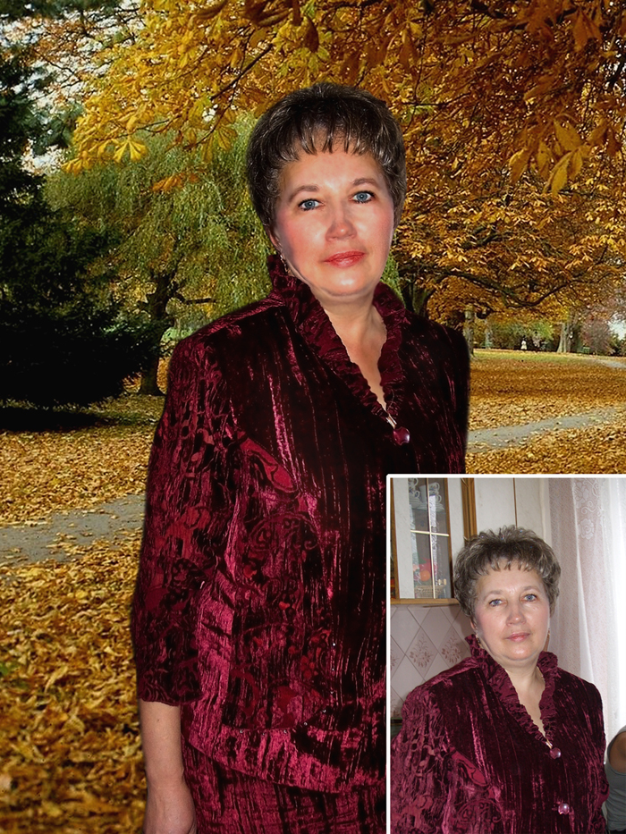 Замена фона