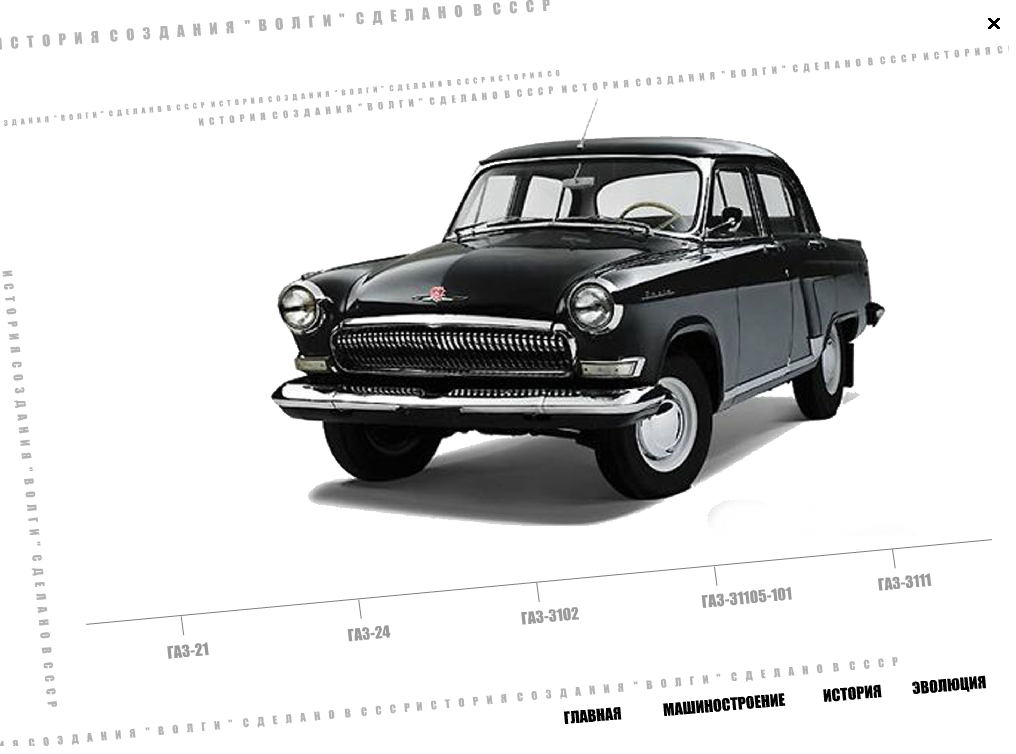 Флеш презентафия Волга-21
