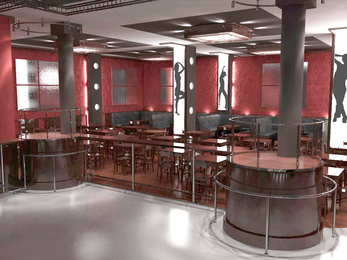 Дизайн клуба-ресторана в г. Клин