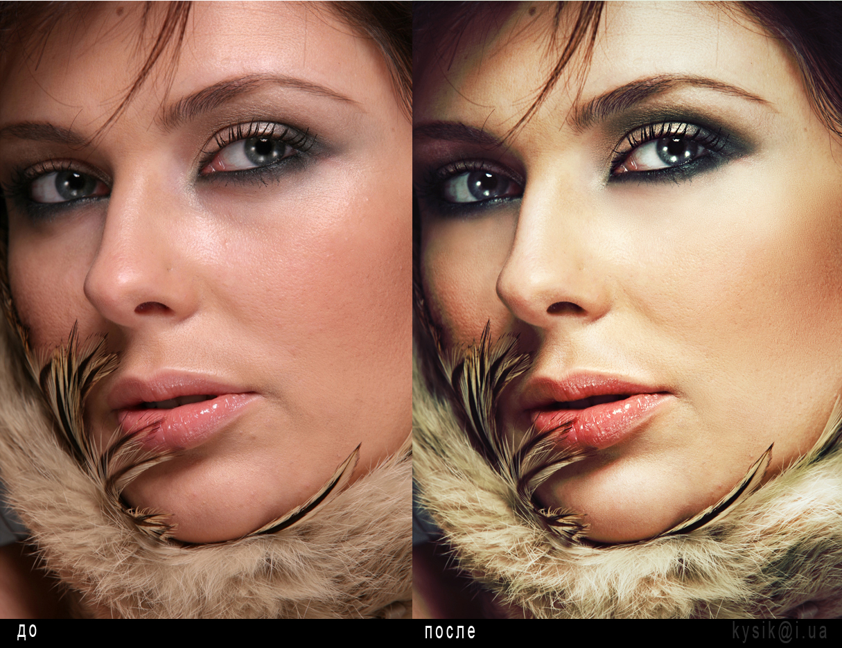 Ретушьцветокоррекция