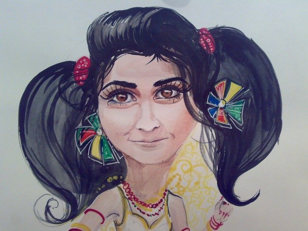 шаржи и портреты