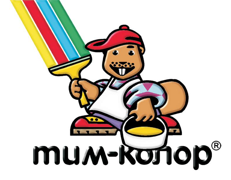 Логотип для строительной компании "Тим-колор"