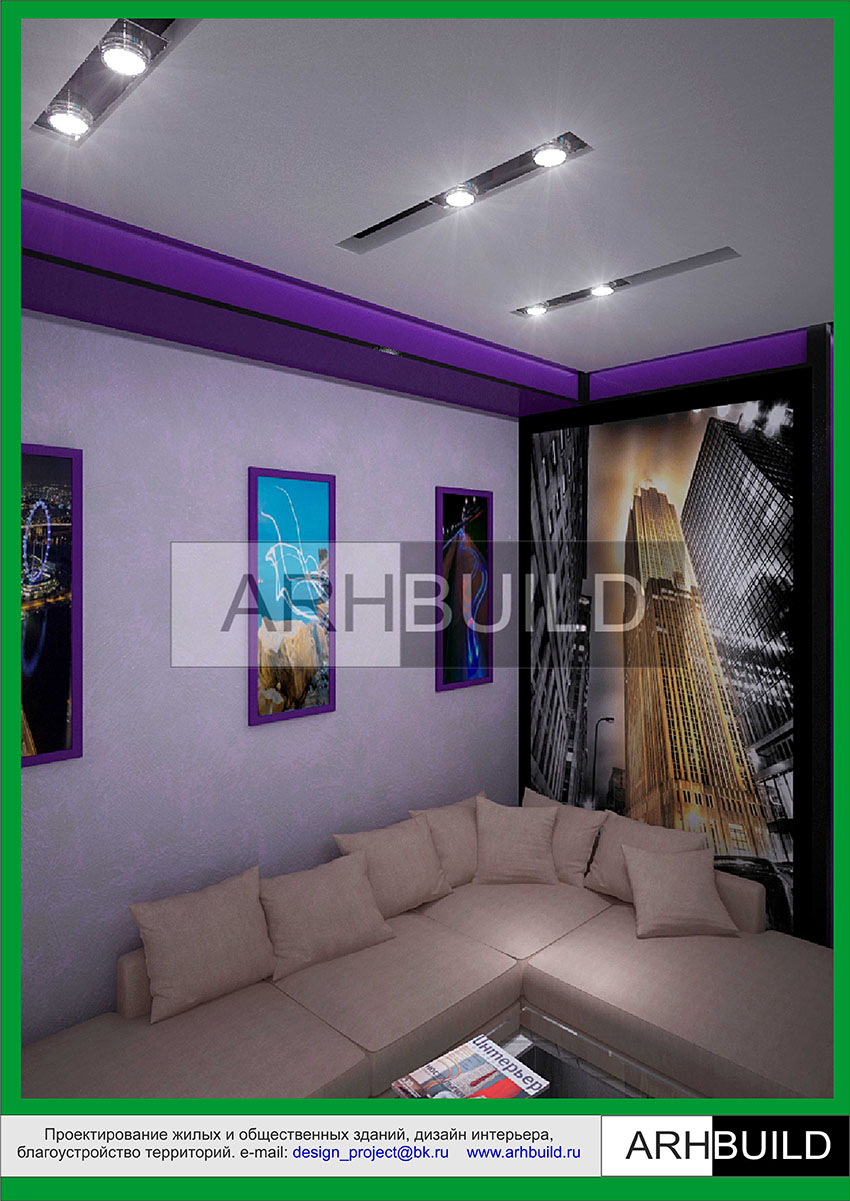 Дизайн интерьера 2-х комнатной "хрущёвки"