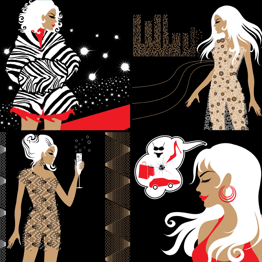 Серия иллюстраций "City life"