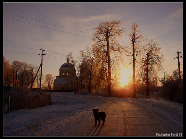 зимний вечер