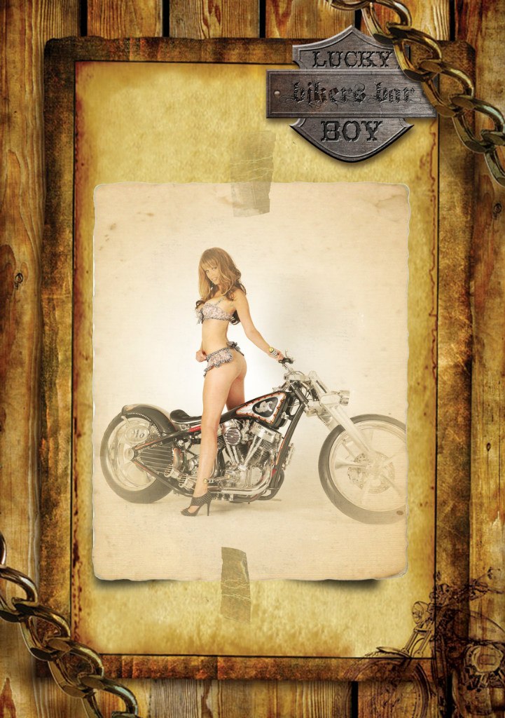 Меню байкерского бара "Lucky Boy"