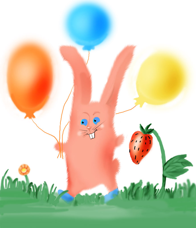 заяц поздравительный