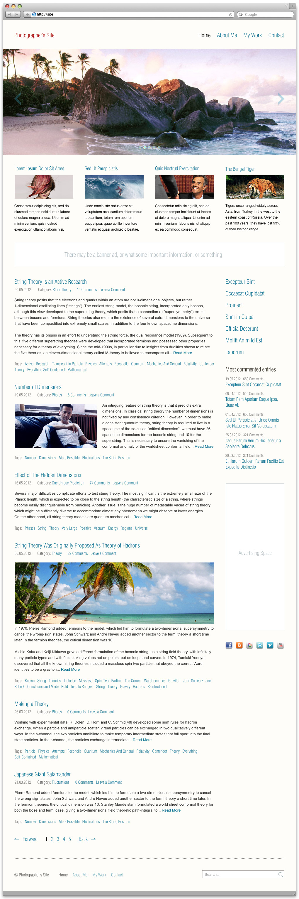 Photographer’s Site