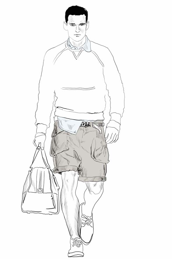 Иллюстрация в журнал "Лен в России"