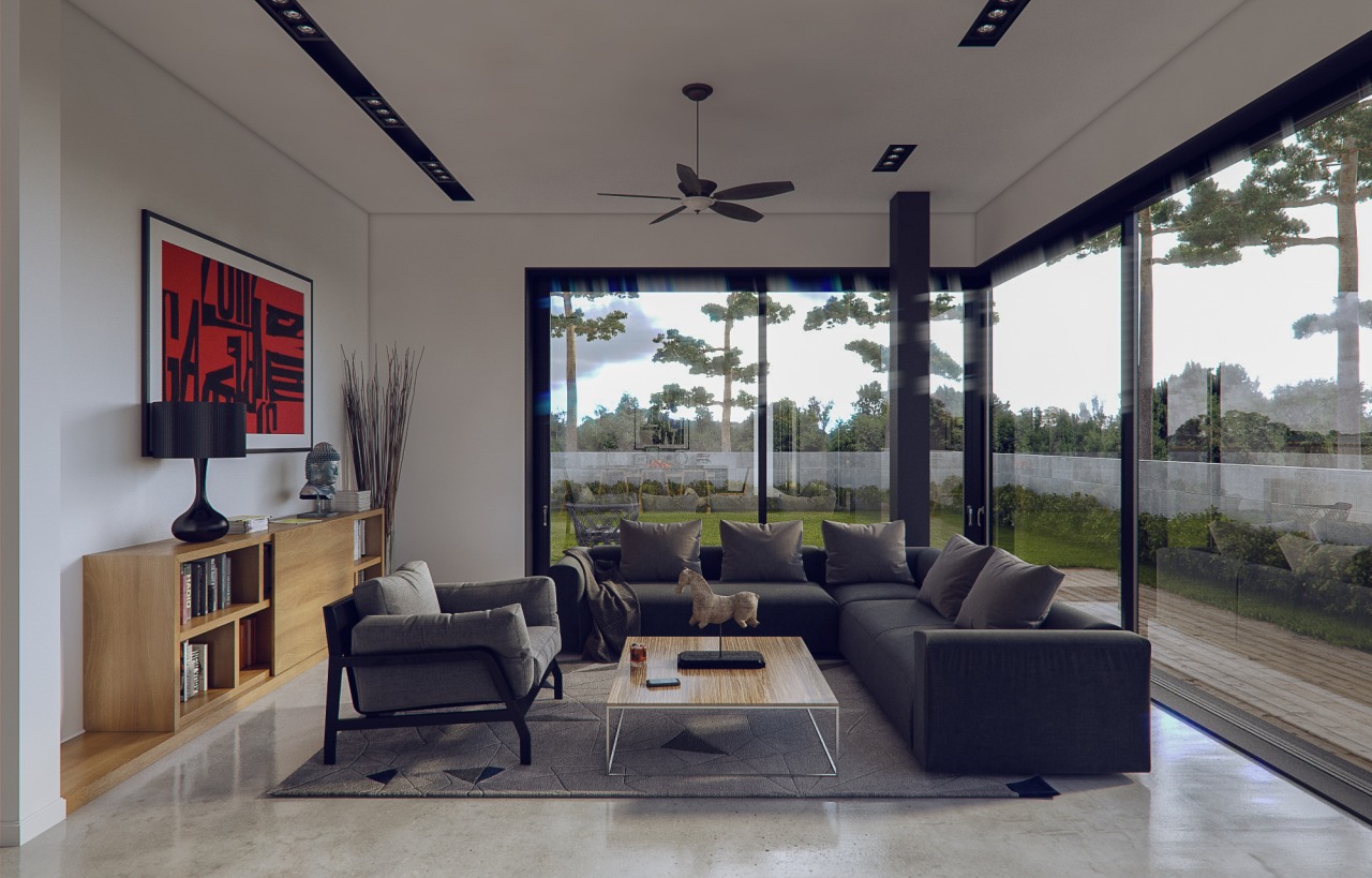 визуализация гостиной 1