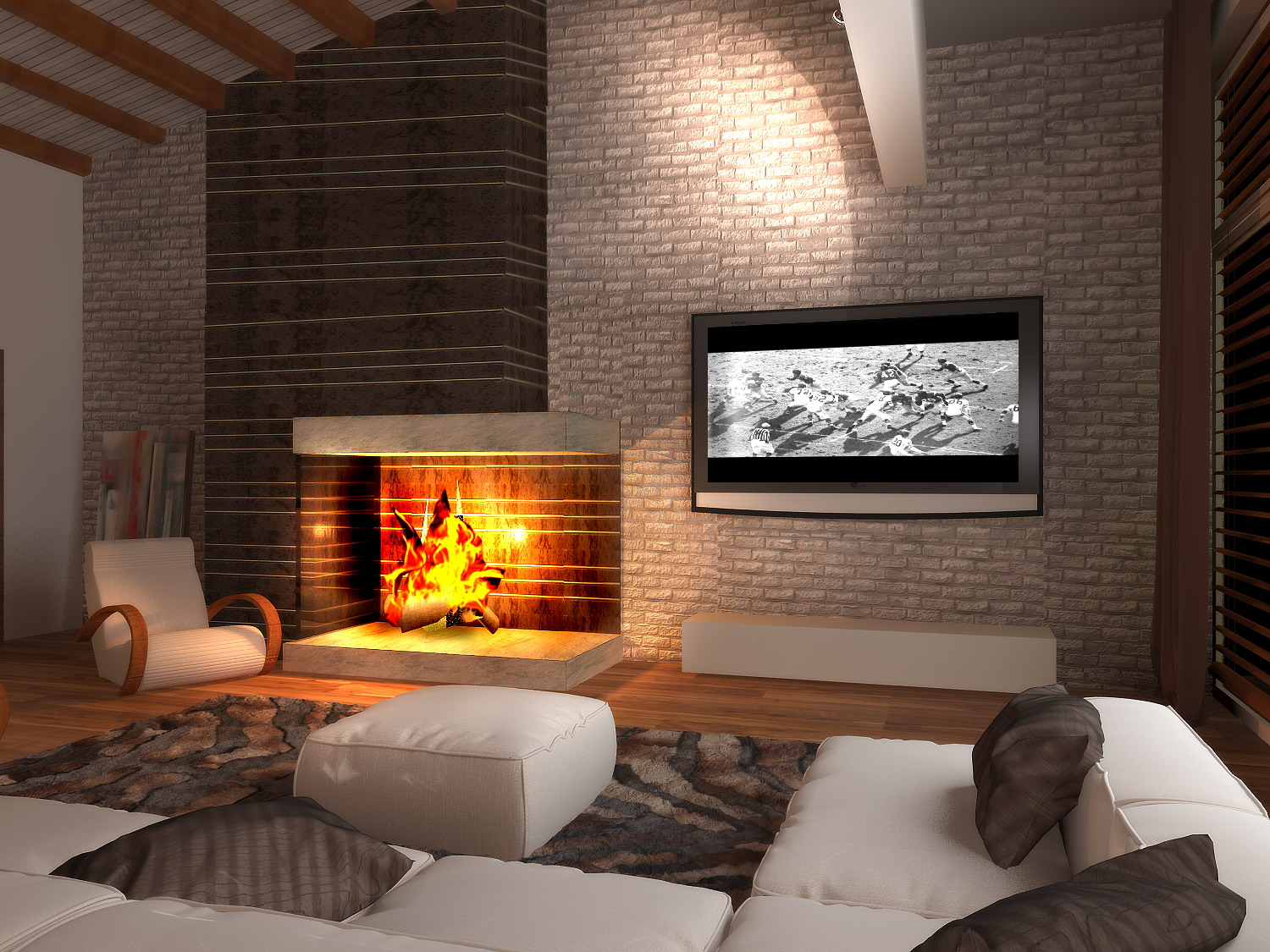 Гостинная в доме для гостей.Вариант2