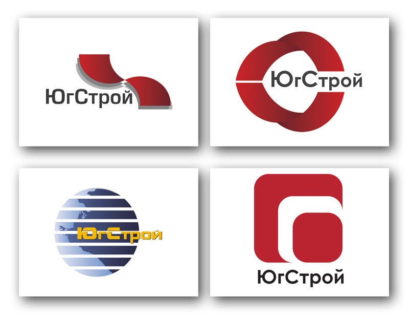 Logo set for "Yug-Stroy" company