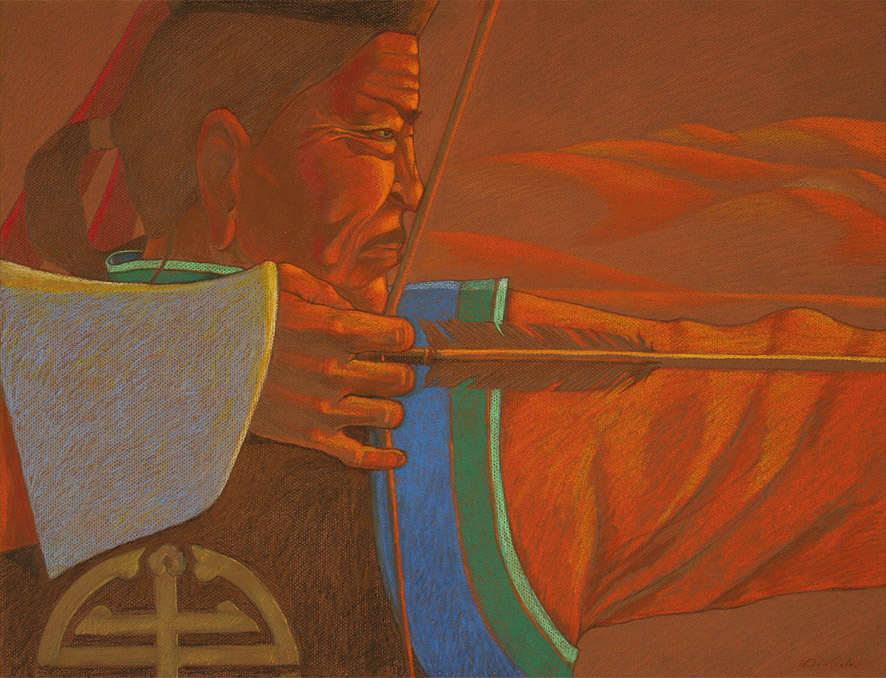 мэргэн (меткий стрелок) триптих 