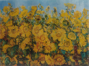 Поле подсолнухов