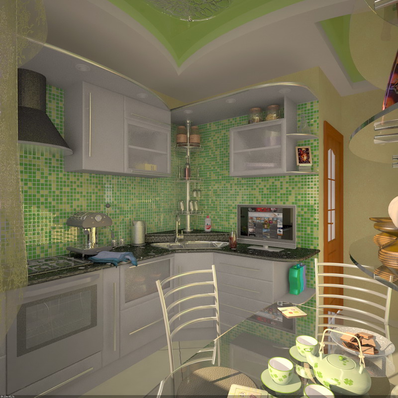 Кухня. вариант 1. ракурс 1.