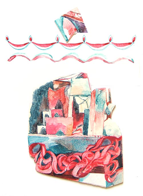 "Город". Серия иллюстраций к Рамаяне