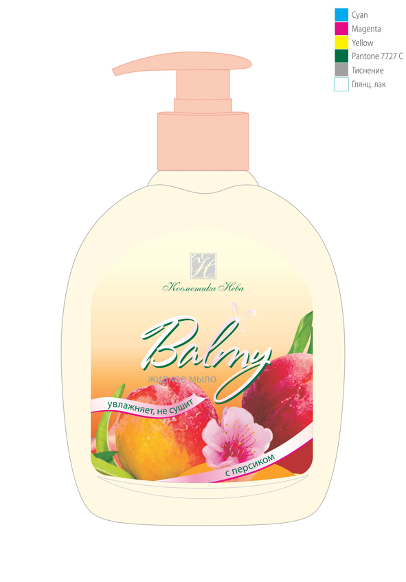 Жидкое мыло для рук Balmy с персиком