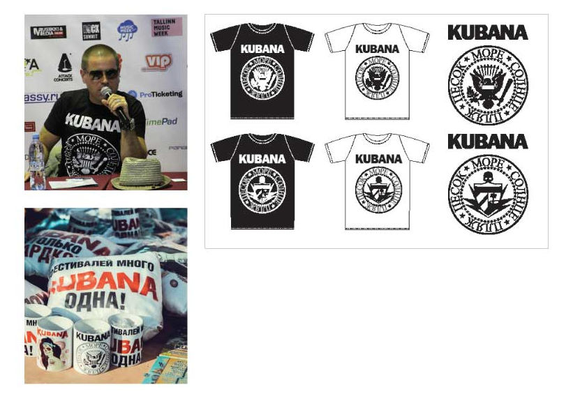 Сувенирная продукция для фестиваля Kubana