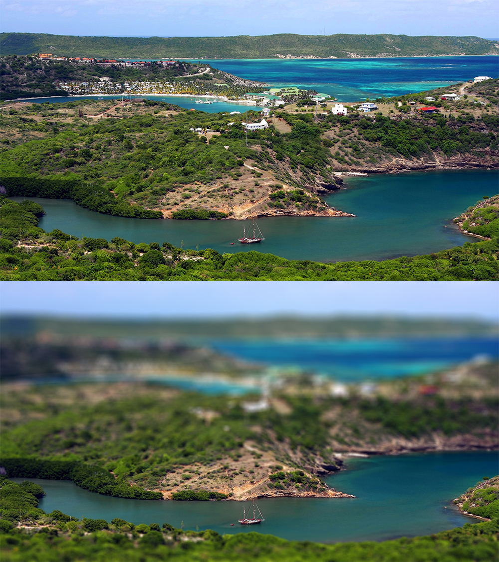 Природа - ефект миниатюры