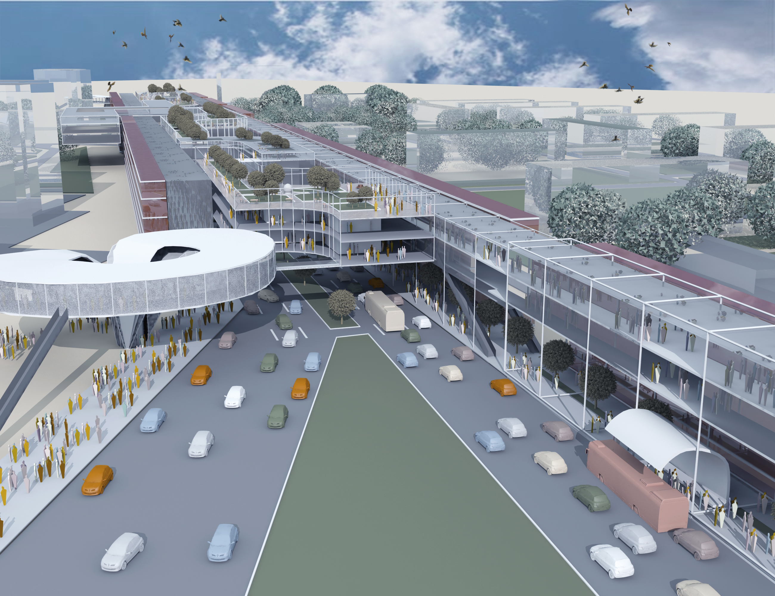 Средовая организация проспекта