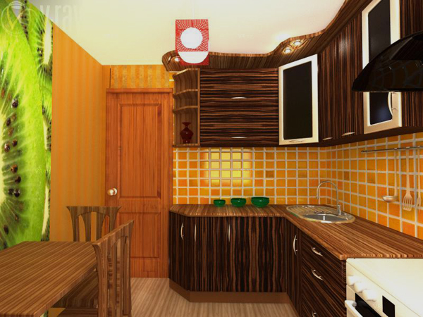 Интерьер кухни "хрущевки"